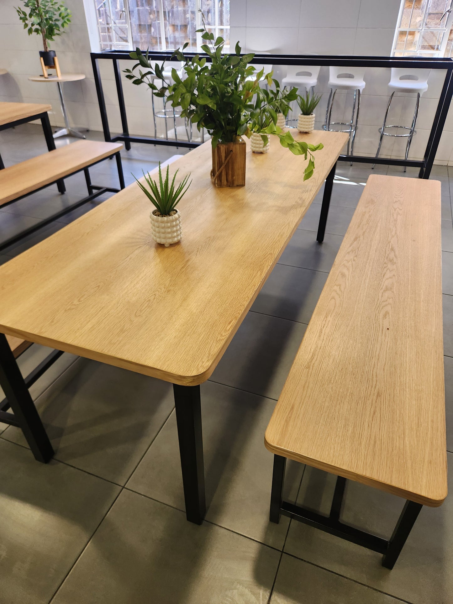 6 Seater Table and Bench