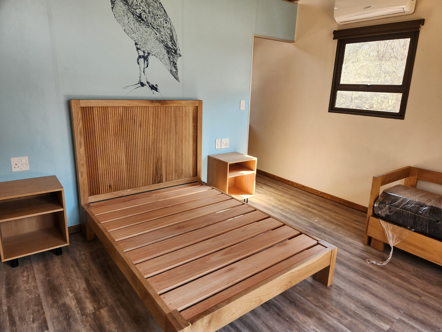 Bed Base with Headboard